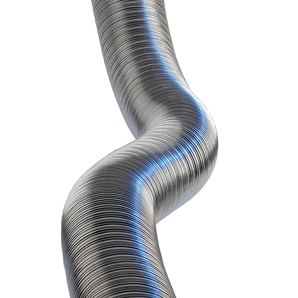 Stainless steel flexible flue liner